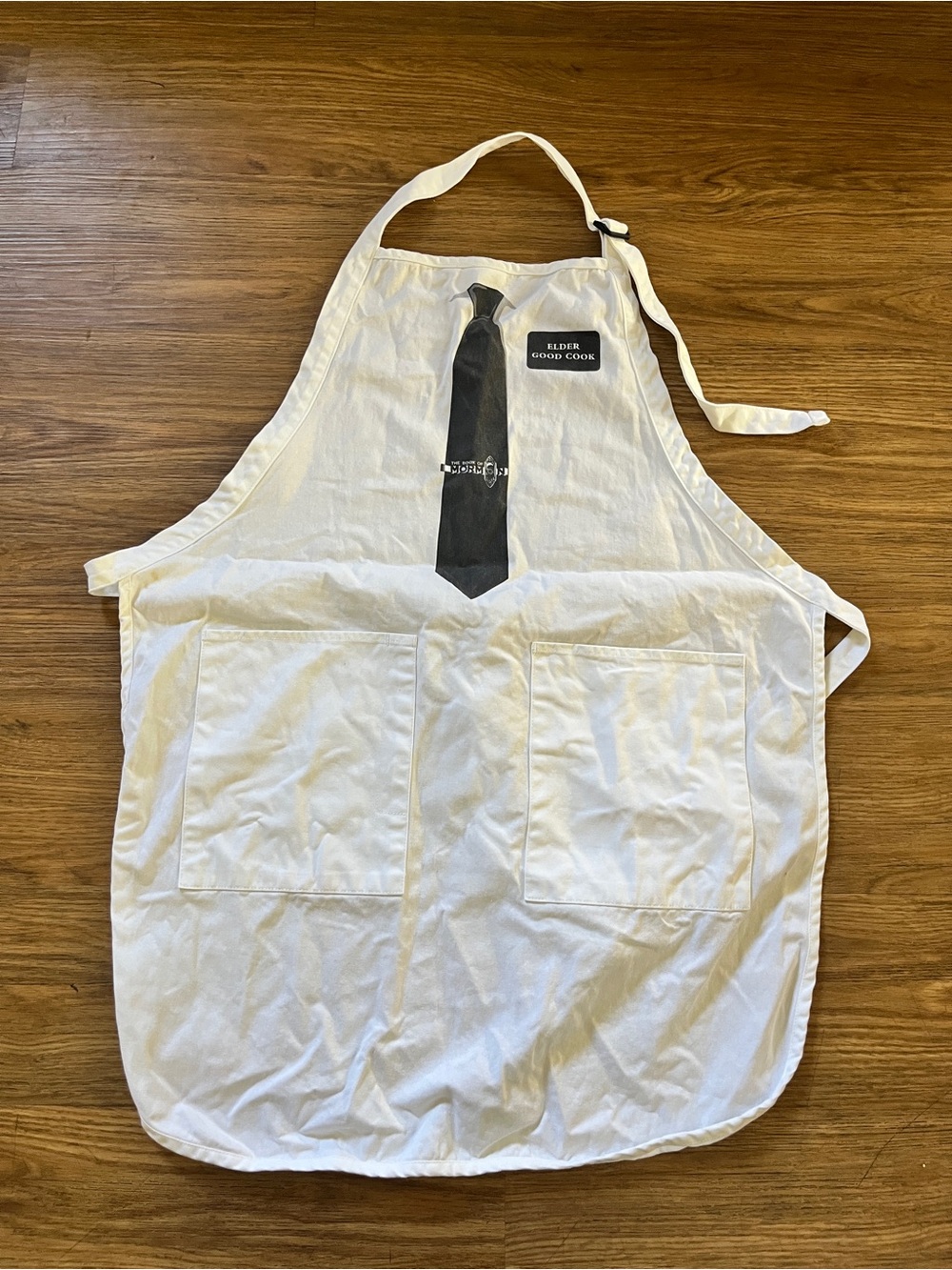 Broadway Musical Book of Mormon White Apron Elder Goodcook Unisex Merch OS